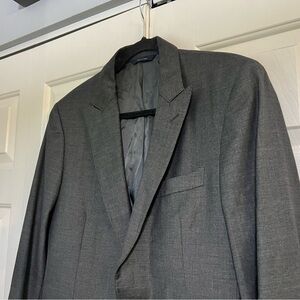 Brooks Brothers 1818 Regent Grey Gray Blazer Sport Coat Wool 39L 32 Flaw